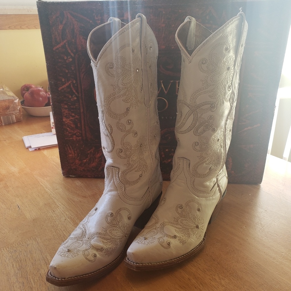 Wedding "I DO" Cowboy boots